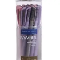 Ручка шариковая BrunoVisconti. EasyWrite. RIO, синий стержень, узел 0.5 мм, резиновый упор, МИКС