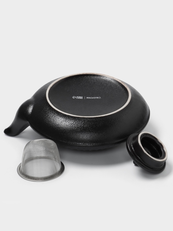 Чайник заварочный с ситом 0,7 л, Magistro Black Swan, черный Чайник заварочный с ситом 0,7 л, Magistro Black Swan, черный