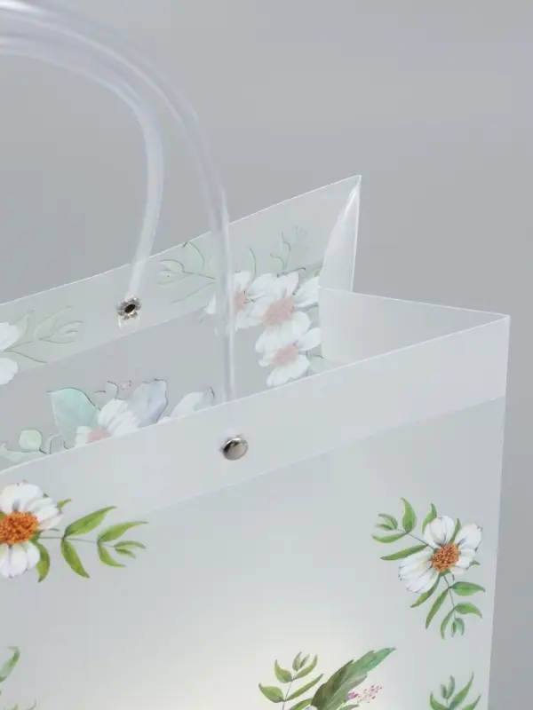 Пакет подарочный прозрачный , "Самой лучшей" 30 х 26 х 12