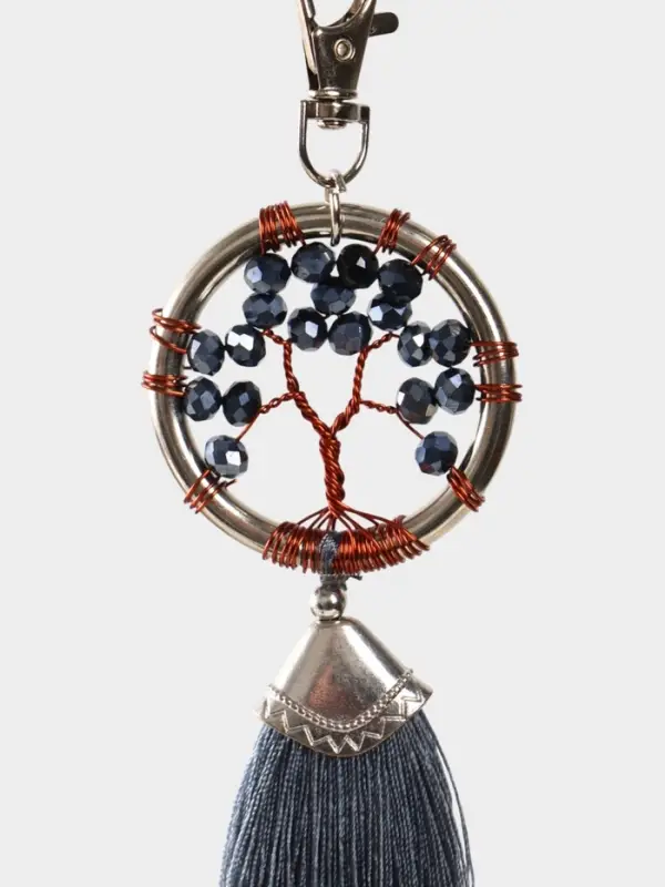 Брелок ловец снов Брелок ловец снов "Древо жизни" 19 см, цв. серый