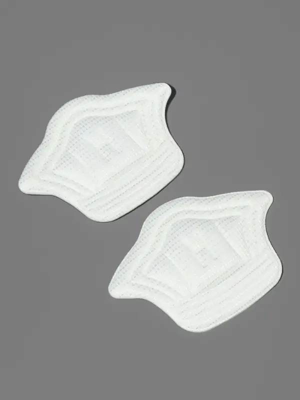 Пяткоудерживатели для обуви, на клеевой основе, 11&times;7.8 см, пара, белые