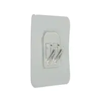 Держатель с клейкой поверхностью ТУНДРА, 60х60 мм, набор 6 шт