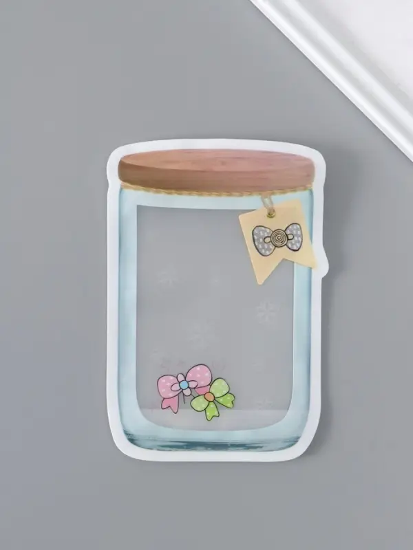 Пакет для хранения Пакет для хранения "Стеклянная банка с крышкой", застёжка zip-lock 10,2х15+6 см