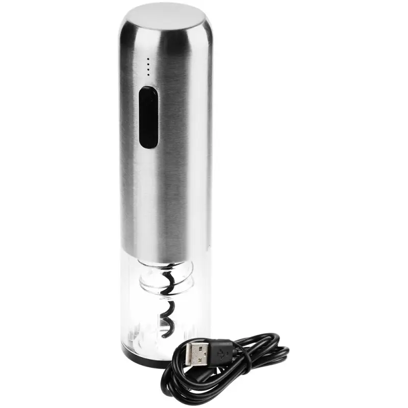 Электрический штопор с ножом для фольги Veritas, серебристый Электрический штопор с ножом для фольги Veritas, серебристый