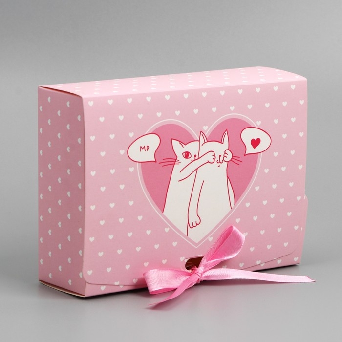 Коробка подарочная складная, упаковка, «Счастье рядом», 16.5 х 12.5 х 5 см, БЕЗ ЛЕНТЫ Коробка подарочная складная, упаковка, «Счастье рядом», 16.5 х 12.5 х 5 см, БЕЗ ЛЕНТЫ