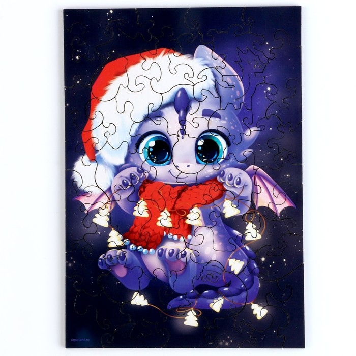 Фигурный пазл «Дракончик» Фигурный пазл «Дракончик»