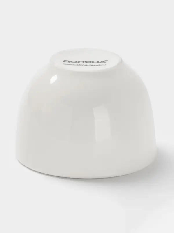 Соусник Доляна White Label, 120 мл, d=7 см, фарфор, белый