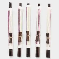 Палочки китайские &laquo;Сирень&raquo;, 5 пар, 25&times;10&times;2 см, кокос, МИКС