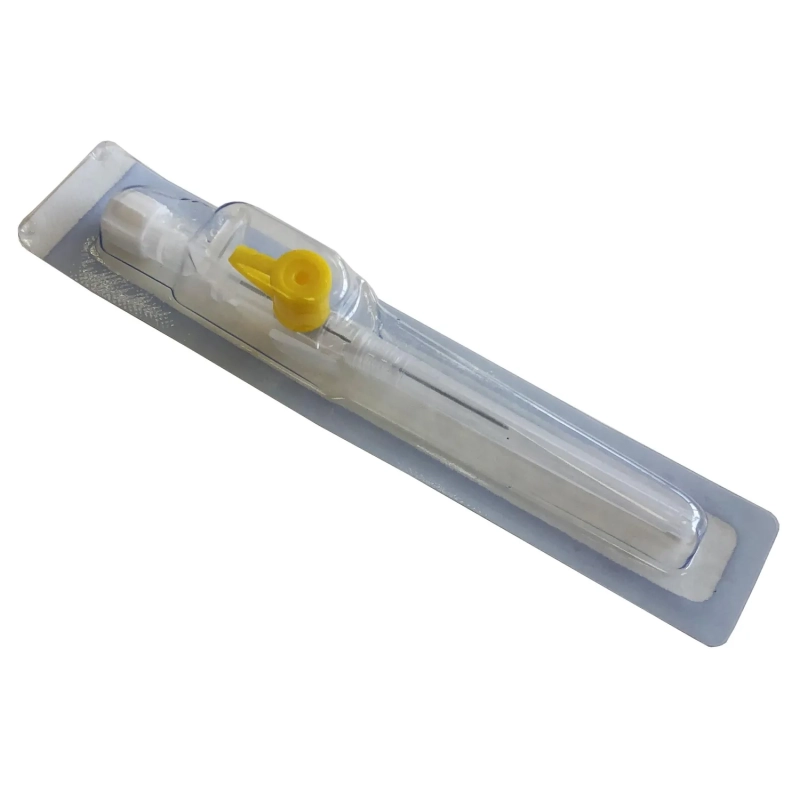 Катетер внутривенный с доп.портом 24G Beromed 50шт/уп