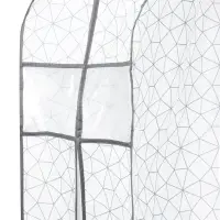 VETTA Чехол для одежды, с прозрачным окном, 60х30х120см, Валери, молния, полипропилен