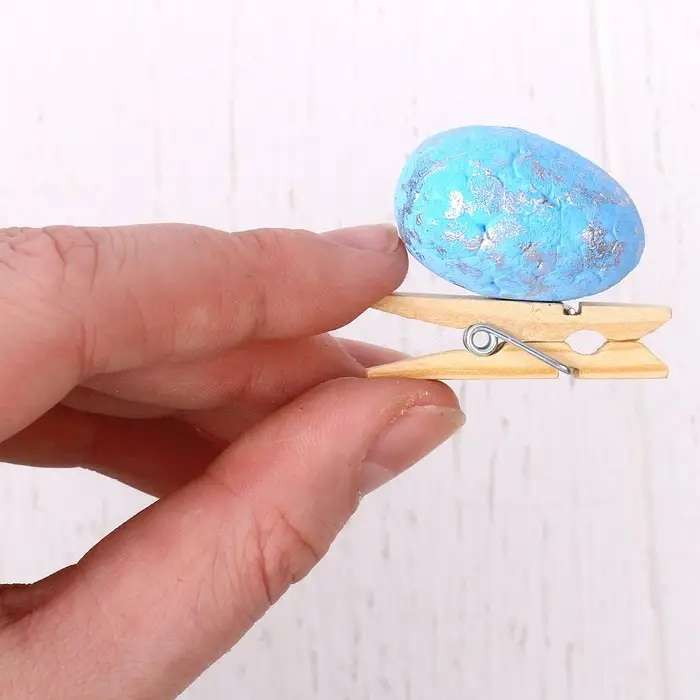 Прищепки пасхальные «Яйца» 6 шт., МИКС Прищепки пасхальные «Яйца» 6 шт., МИКС