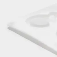 Форма для шоколада Доляна &laquo;Колечки&raquo;, силикон, 27.9&times;16.1&times;1 см, белая