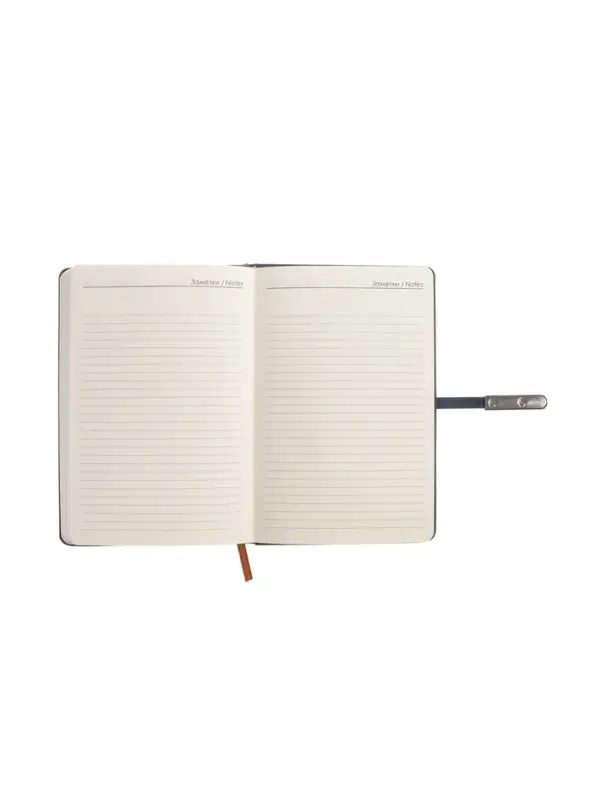 Ежедневник недатированный формат А5, с хлястиком, 112л, линия, пвх, Узор Синий Ежедневник недатированный формат А5, с хлястиком, 112л, линия, пвх, Узор Синий