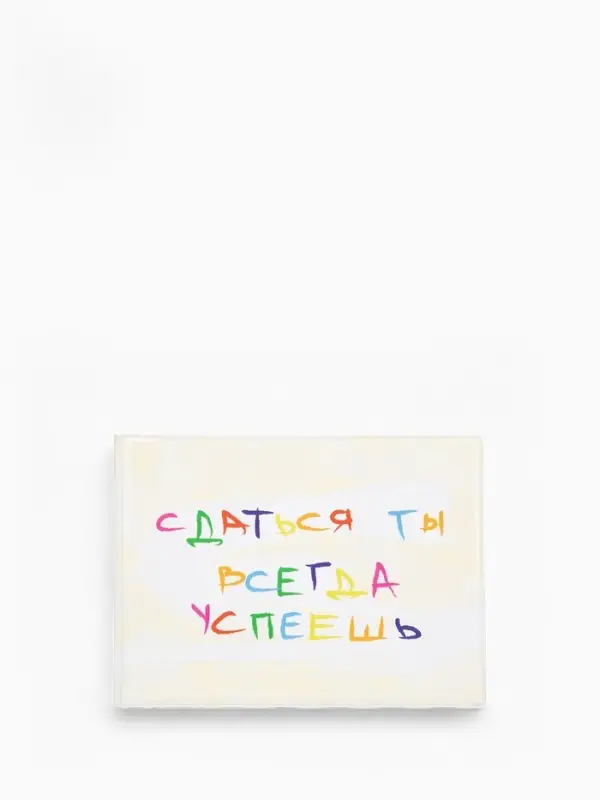 Обложка для зачётной книжки &laquo;Сдаться успеешь&raquo;, жёлтая