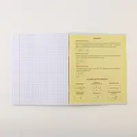 Набор тетрадей А5, 48 л "Шрифты" биология, физика, химия