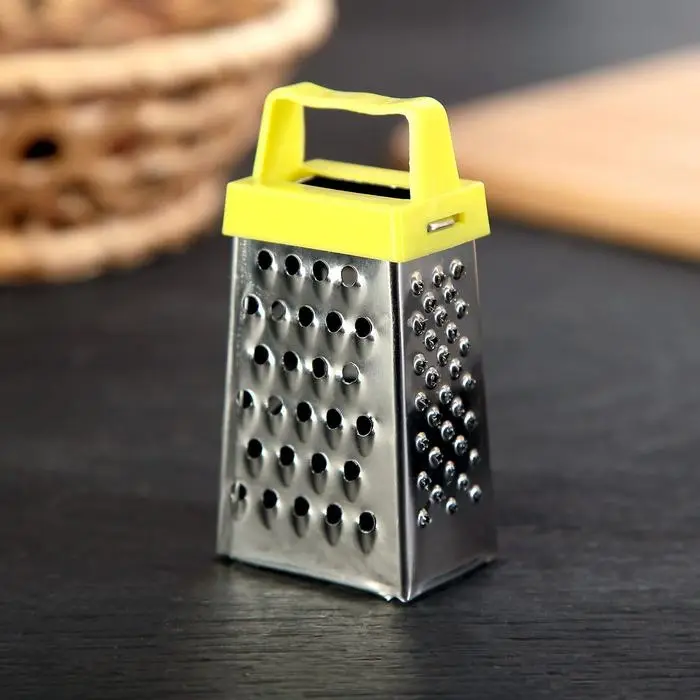 Тёрка четырёхгранная c магнитом Доляна, 3.5×7×3 см, МИКС Тёрка четырёхгранная c магнитом Доляна, 3.5×7×3 см, МИКС