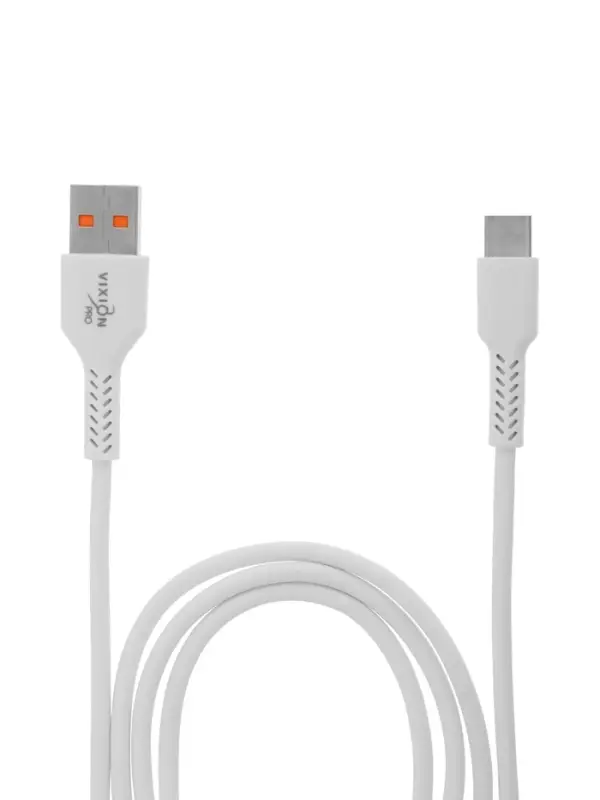 Кабель VIXION PRO VX-17c, USB - Type-C, 2.1 А, 1 м, белый