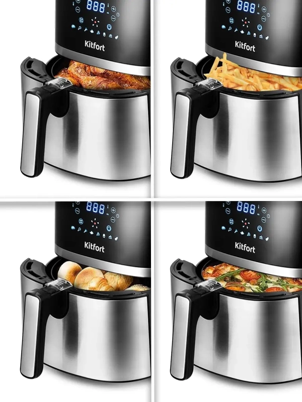 Аэрогриль электрический для дома КТ-2221 - 3.3 л - 1500 Вт