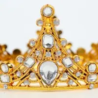 Корона для торта &laquo;Принцесса&raquo;, цвет золото