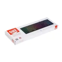 Клавиатура Smartbuy ONE 250, проводная, мембранная, 104 клавиши, USB, с подсветкой,чёрная