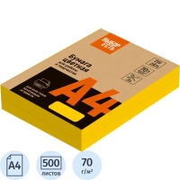 Бумага цветная (оранжевый неон), 70г, А4, 500 л