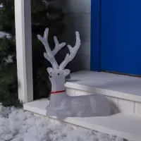 Светодиодная фигура &laquo;Олень благородный&raquo; 55&times;55&times;21 см, акрил, 96 LED, 8 режимов, 24 В, свечение белое