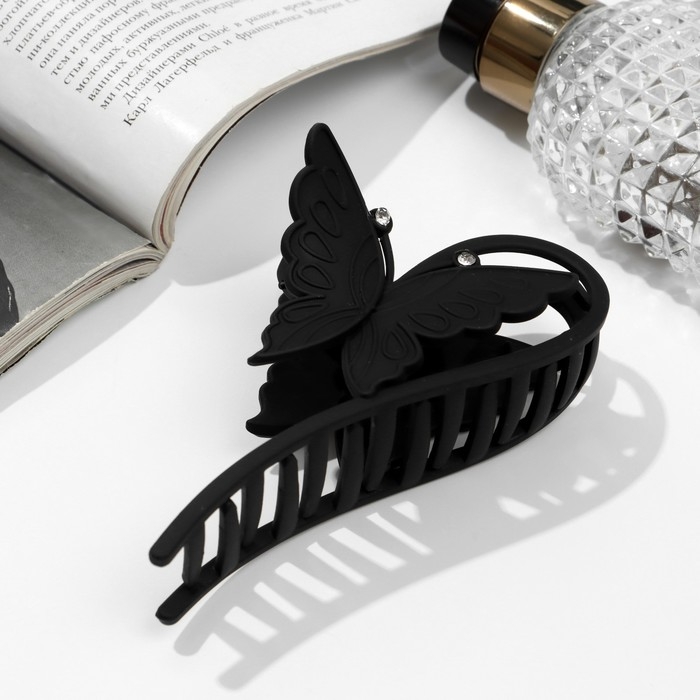 Краб для волос Краб для волос "Белла" 11 см, чёрный