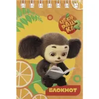 Блокнот А6 BG &laquo;Чебурашка&raquo;, 40 листов в клетку, на гребне, МИКС