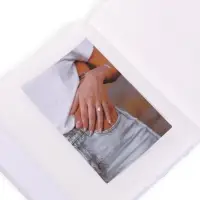 Фотоальбом на 40 фото 13х18 см "Белый бант" в коробке 18х4,8х20,5 см
