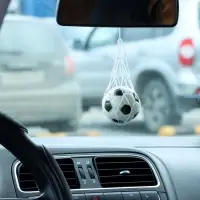 Ароматизатор подвесной, Футбольный мяч, зеленое яблоко