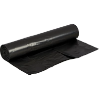 Мешки для мусора ПВД 200л 100мкм 10шт/рул черные 80x120см Amigo