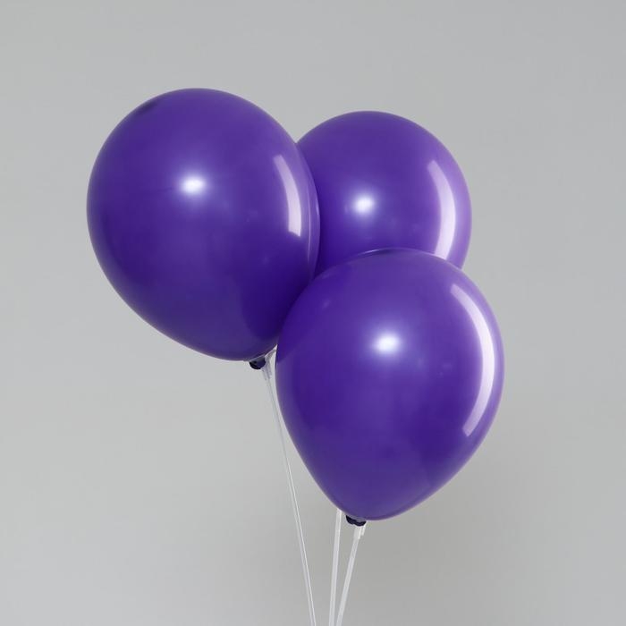 Шар латексный 12 Шар латексный 12", стандарт, набор 100 шт., цвет лаванда