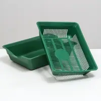 Туалет глубокий с сеткой 36&times;25&times;9 см, зеленый