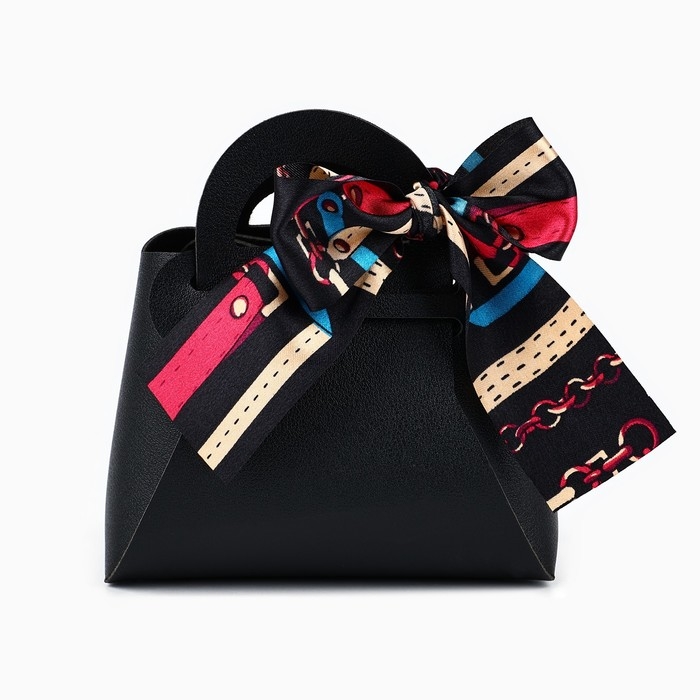 Сумочка подарочная «Чёрная», 12 х 13 х 5.5 см Сумочка подарочная «Чёрная», 12 х 13 х 5.5 см