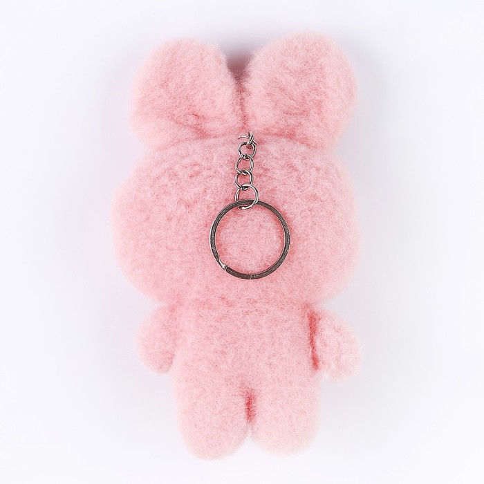 Мягкая игрушка «Зайка с вишенкой», на брелоке, 10 см, цвета МИКС Мягкая игрушка «Зайка с вишенкой», на брелоке, 10 см, цвета МИКС