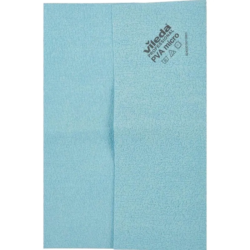 Салфетки хозяйственные Vileda ПВА Микро 35х38см голубые 5шт/уп 143590