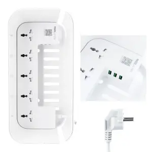 Сетевой фильтр на 5 розеток + 3 USB 2м 2500W SN5309 (SN5311) LDNIO Универсальная розетка