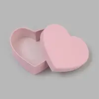 Набор коробок 3 в 1 сердце, Розовый  22 х 20 х 9; 18.5 х 17 х 7.5; 1 6 х 14 х 6 см