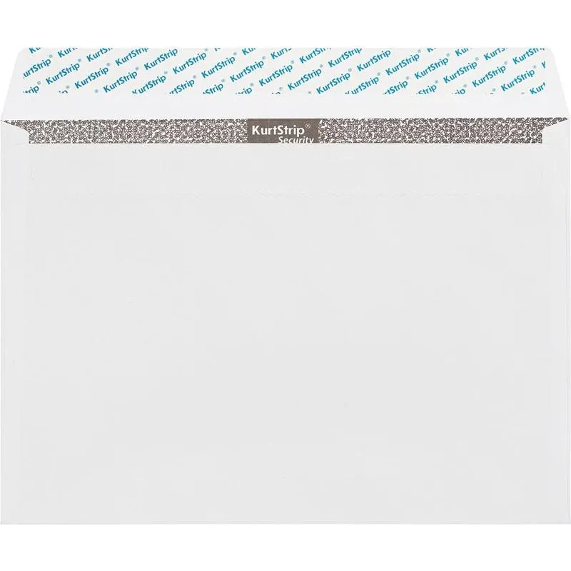 Конверт белый С4 стрип security 229х324 90г КОМУС 50 шт/уп