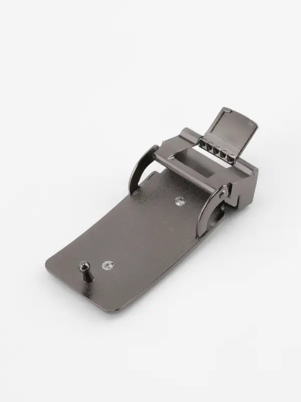 Пряжка для ремня, автоматическая, 7.8&times;3.5 см, цвет чёрный никель