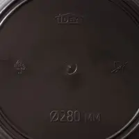 Горшок для цветов с поддоном &laquo;Ротанг&raquo;, 4.7 л, d=15 см, h=14 см, пластиковый, коричневый