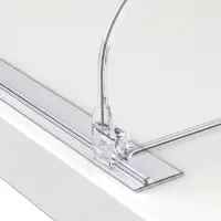 Т-профиль пластиковый для крепления разделителей на полке, 1000&times;18&times;3 мм, прозрачный