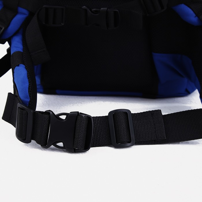 Рюкзак туристический, Taif, 70 л, отдел на шнурке, наружный карман, 2 боковые сетки, цвет синий/серый Рюкзак туристический, Taif, 70 л, отдел на шнурке, наружный карман, 2 боковые сетки, цвет синий/серый