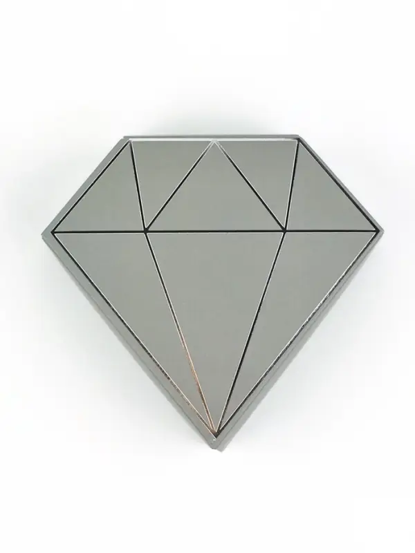 Коробка подарочная под бижутерию «Серая, тиснение», 10 х 9 х 3.5 см Коробка подарочная под бижутерию «Серая, тиснение», 10 х 9 х 3.5 см