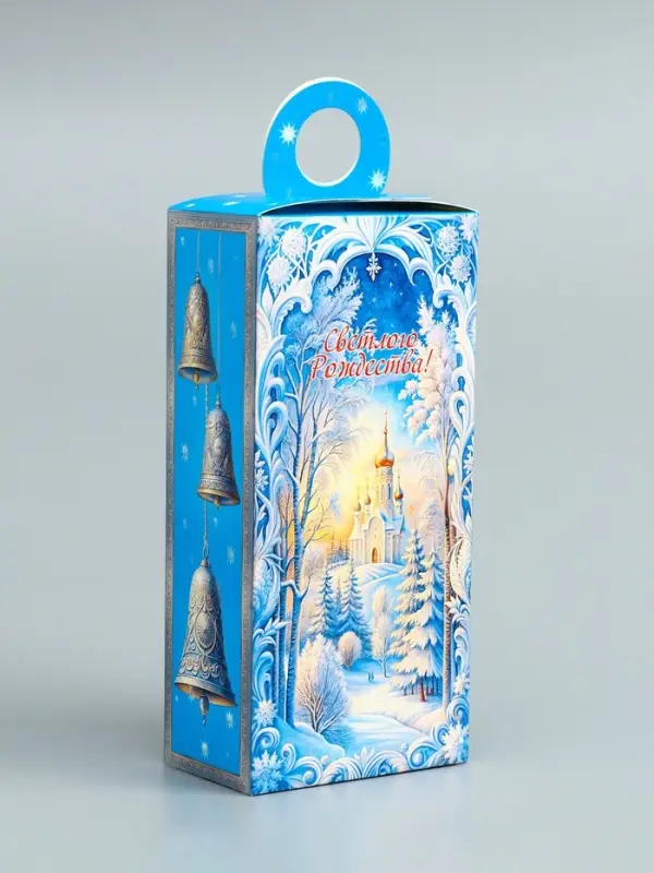 Подарочная новогодняя коробка &laquo;Рождественский звон&raquo; , сюрприз 11&times;6&times;21 см