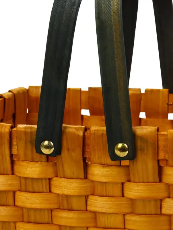 Корзина плетеная 28х23х16 см ручка h=15 см коричневый Корзина плетеная 28х23х16 см ручка h=15 см коричневый