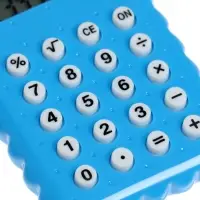 Калькулятор - брелок &laquo;Печенье&raquo; 8-разрядный, МИКС