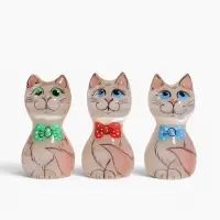 Фигурка &laquo;Кошечка мини&raquo;, 4.5&times;2.3 см, селенит, МИКС