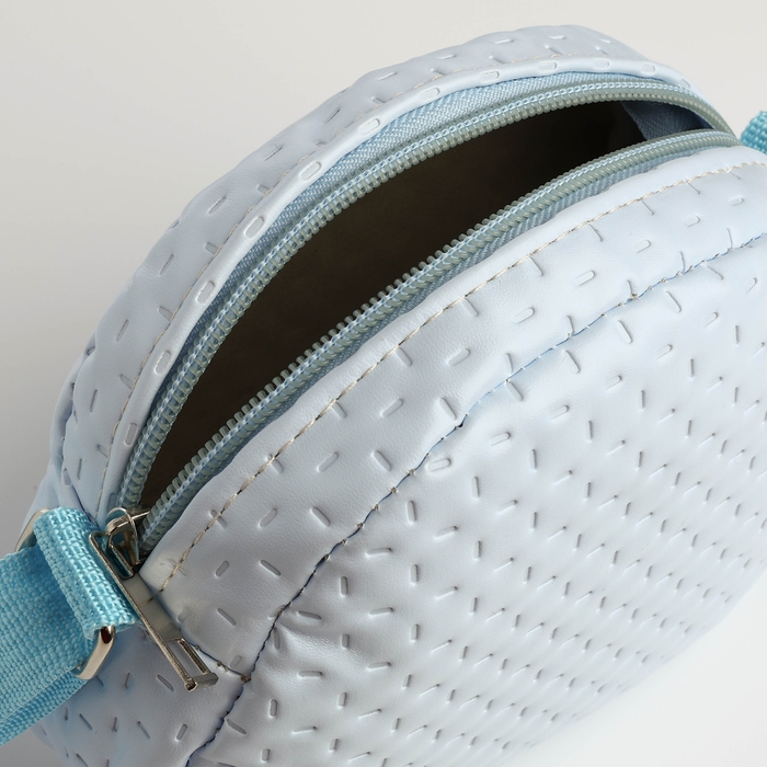 Сумка детская для девочки на молнии, цвет голубой Сумка детская для девочки на молнии, цвет голубой