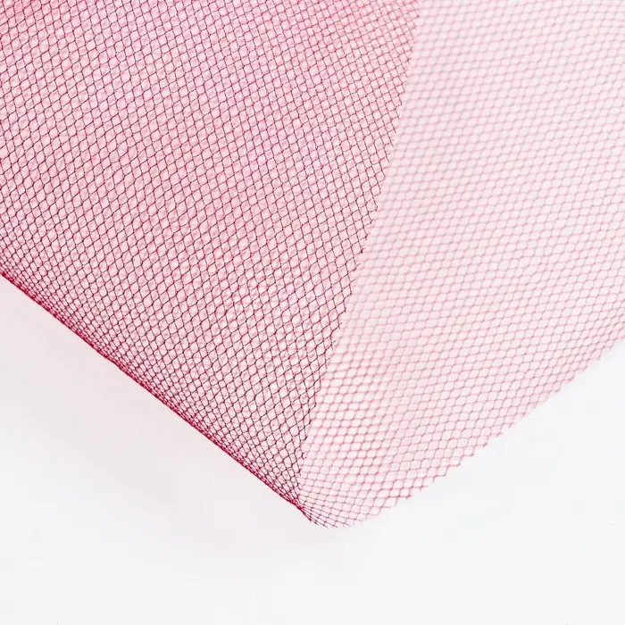 Фатин для свадебного декора, 0.5×0.5 м, бордовый